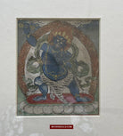 1100-E SOLD Framed Antique Miniature Thangka Burhany Zurag Mongolia-WOVENSOULS-Antique-Vintage-Textiles-Art-Decor