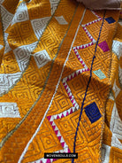 1105 Superb Barfi Bagh Phulkari-WOVENSOULS Antique Textiles &amp; Art Gallery