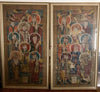 1110 Rare Pair of Large Antique Yao Ceremonial Painting Scrolls-WOVENSOULS-Antique-Vintage-Textiles-Art-Decor