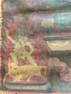 1111 Antique Buddhist Thangka Painting Art - 18th century, Mongolia-WOVENSOULS-Antique-Vintage-Textiles-Art-Decor