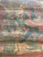 1111 Antique Buddhist Thangka Painting Art - 18th century, Mongolia-WOVENSOULS-Antique-Vintage-Textiles-Art-Decor