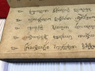 1127 Antique Phra Malai Thai Buddhist Scroll Manuscript-WOVENSOULS-Antique-Vintage-Textiles-Art-Decor