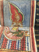 1127 Antique Phra Malai Thai Buddhist Scroll Manuscript-WOVENSOULS-Antique-Vintage-Textiles-Art-Decor