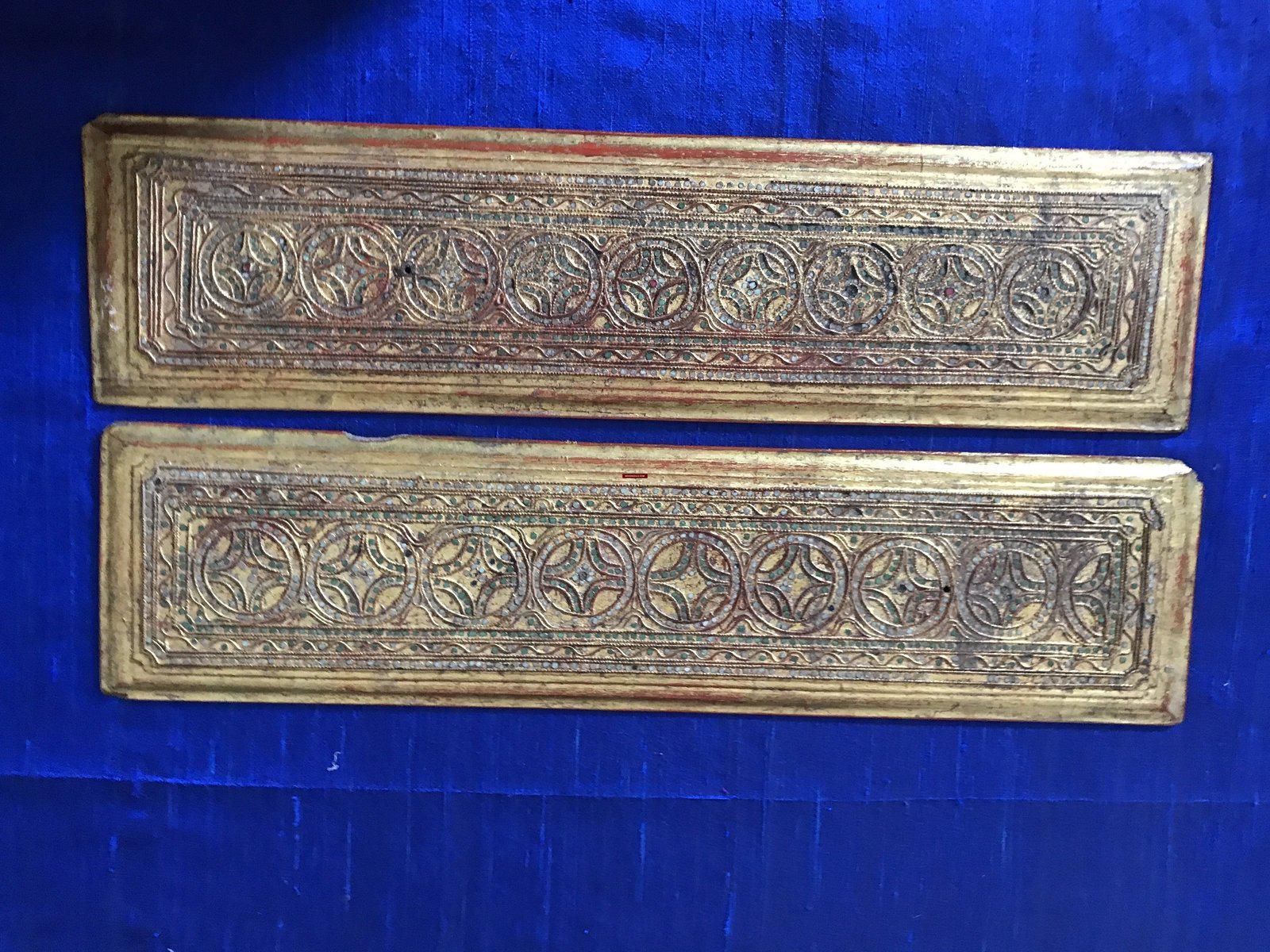 1128 Antique Silver Burmese Manuscript Kammavaca - 1700s-WOVENSOULS-Antique-Vintage-Textiles-Art-Decor