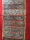 1128 Antique Silver Burmese Manuscript Kammavaca - 1700s-WOVENSOULS-Antique-Vintage-Textiles-Art-Decor