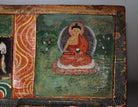 1134 Antique Tibetan Thangka Painted Wooden Sutra Cover-WOVENSOULS-Antique-Vintage-Textiles-Art-Decor