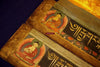 1136 Pair Antique Tibetan Painted Wooden Sutra Cover - SOLD-WOVENSOULS-Antique-Vintage-Textiles-Art-Decor