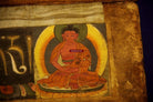 1136 Pair Antique Tibetan Painted Wooden Sutra Cover - SOLD-WOVENSOULS-Antique-Vintage-Textiles-Art-Decor