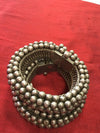 1137 Old Heavy Heirloom Silver Payal Anklets Indian Jewelry-WOVENSOULS-Antique-Vintage-Textiles-Art-Decor