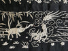 1141 Antique Double Sided Embroidery Manila Manton - Cantonese Embroidery with Lifestyle Scenes-WOVENSOULS-Antique-Vintage-Textiles-Art-Decor