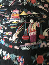 1149 Antique Double Sided Embroidery Manila Manton - Cantonese Embroidery - Village Scenes-WOVENSOULS-Antique-Vintage-Textiles-Art-Decor