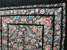 1152 Antique Double Sided Embroidery Manila Manton - Cantonese Embroidery with Peacocks-WOVENSOULS-Antique-Vintage-Textiles-Art-Decor