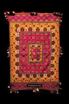 1153 SOLD Rare Museum Quality Sindh Pillow Case - 1940-1950s-WOVENSOULS-Antique-Vintage-Textiles-Art-Decor