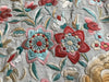 1160 Antique Double Sided Embroidery Manila Manton - Cantonese Embroidery - White Base-WOVENSOULS-Antique-Vintage-Textiles-Art-Decor