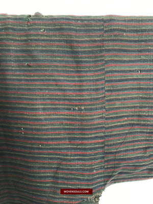 1164 Antique Tibetan Coat with superfine weave-WOVENSOULS-Antique-Vintage-Textiles-Art-Decor
