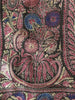 1165 SOLD Antique Kashmir Shawl Masterpiece Fragment - Pink Field with Silk - Rare-WOVENSOULS-Antique-Vintage-Textiles-Art-Decor