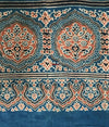 117 SOLD Double Sided Ajrakh Hand Block Printed with Natural Dyes-WOVENSOULS-Antique-Vintage-Textiles-Art-Decor