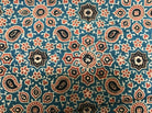 117 SOLD Double Sided Ajrakh Hand Block Printed with Natural Dyes-WOVENSOULS-Antique-Vintage-Textiles-Art-Decor