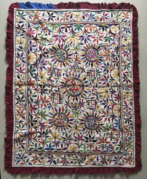 1170 Vintage Embroidery Panel from South Gujarat-WOVENSOULS-Antique-Vintage-Textiles-Art-Decor