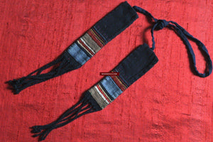 119 Vintage Akha Hilltribe Textile Ornament-WOVENSOULS-Antique-Vintage-Textiles-Art-Decor