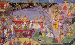 1190 - Print of Indian Miniature Paintings - MEWAR-WOVENSOULS-Antique-Vintage-Textiles-Art-Decor