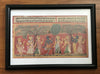 1191 - Printed of Indian Miniature Painting-WOVENSOULS-Antique-Vintage-Textiles-Art-Decor