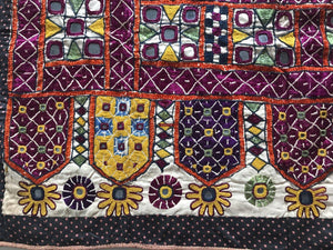 1200 Vintage Kutch Embroidery Home Decor from Gujarat-WOVENSOULS-Antique-Vintage-Textiles-Art-Decor