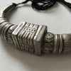 1202 Old Silver Tribal Necklace Torque Indian Jewelry-WOVENSOULS-Antique-Vintage-Textiles-Art-Decor
