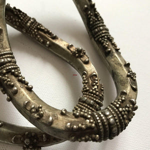 1207 Old Indian Tribal Anklet Ornament Jewelry-WOVENSOULS-Antique-Vintage-Textiles-Art-Decor