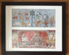 1210 A set of 6 Old Orissa Painting Fragments - Geet Gobind Jayadev-WOVENSOULS-Antique-Vintage-Textiles-Art-Decor