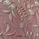 1215 Antique Double Sided Embroidery Manila Manton - Cantonese Embroidery-WOVENSOULS Antique Textiles &amp; Art Gallery