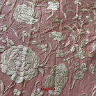 1215 Antique Double Sided Embroidery Manila Manton - Cantonese Embroidery-WOVENSOULS Antique Textiles &amp; Art Gallery