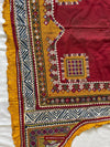 1216 Rare Vintage Ceremonial Camel Cover with Embroidery - Sindh / Rajasthan-WOVENSOULS-Antique-Vintage-Textiles-Art-Decor