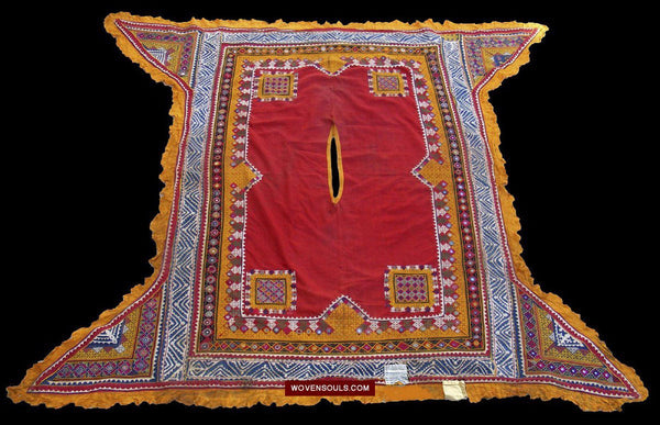 1216 Rare Vintage Ceremonial Camel Cover with Embroidery - WOVENSOULS ...