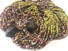 1220 - Antique Tribal Bead Necklace with Glass and 4 Bronze beads - Odisha-WOVENSOULS-Antique-Vintage-Textiles-Art-Decor