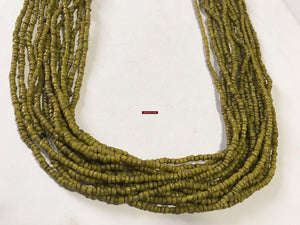 1225 -SOLD Old Heirloom Bonda Tribal Venetian Trade beads - Glass Bead Necklace - Odisha-WOVENSOULS-Antique-Vintage-Textiles-Art-Decor