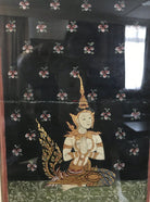 1226-A SOLD Antique Thai Painting from Phra Malai Manuscript-WOVENSOULS-Antique-Vintage-Textiles-Art-Decor