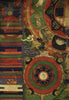 1228 Antique Tibetan Astrological Calendar Thangka - MASTERPIECE - SOLD-WOVENSOULS-Antique-Vintage-Textiles-Art-Decor