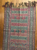 1229 Antique Museum Quality Bhutan Handwoven Shawl-WOVENSOULS-Antique-Vintage-Textiles-Art-Decor