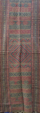 1229 Antique Museum Quality Bhutan Handwoven Shawl-WOVENSOULS-Antique-Vintage-Textiles-Art-Decor