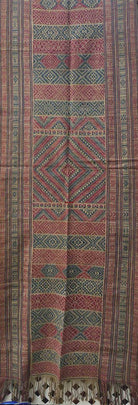 1229 Antique Museum Quality Bhutan Handwoven Shawl-WOVENSOULS-Antique-Vintage-Textiles-Art-Decor