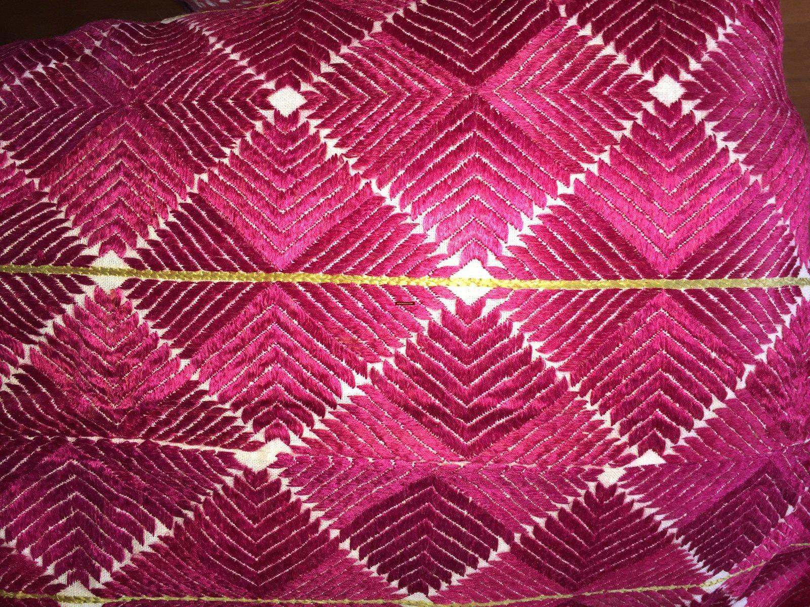 1233 Thirma Bagh Phulkari Textile Art of Punjab-WOVENSOULS-Antique-Vintage-Textiles-Art-Decor