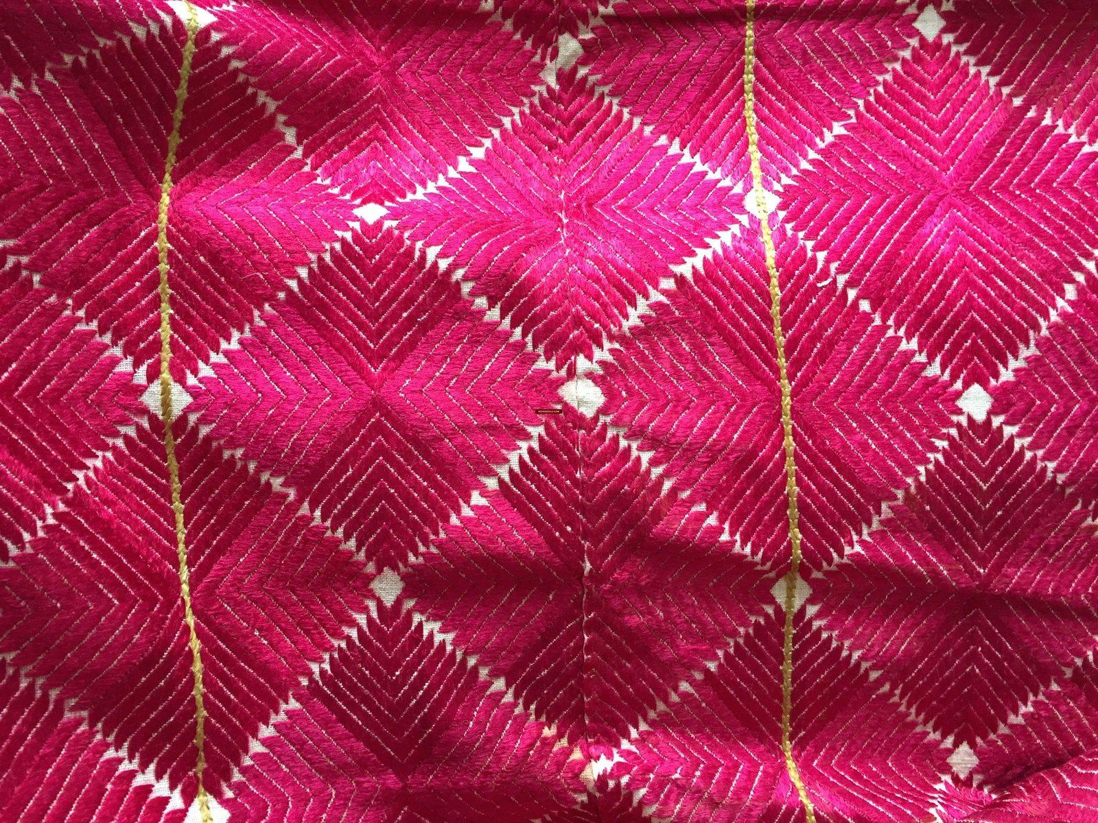 1233 Thirma Bagh Phulkari Textile Art of Punjab-WOVENSOULS-Antique-Vintage-Textiles-Art-Decor