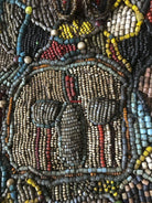 1239 Antique Beaded Yoruba Shango Priest Ceremonial Tunic Masterpiece-WOVENSOULS-Antique-Vintage-Textiles-Art-Decor