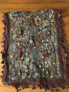 1239 Antique Beaded Yoruba Shango Priest Ceremonial Tunic Masterpiece-WOVENSOULS-Antique-Vintage-Textiles-Art-Decor