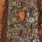 1239 Antique Beaded Yoruba Shango Priest Ceremonial Tunic Masterpiece-WOVENSOULS-Antique-Vintage-Textiles-Art-Decor