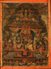 1240 Antique Tibet Thangka - Srongtsen Gampo-WOVENSOULS-Antique-Vintage-Textiles-Art-Decor