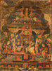 1240 Antique Tibet Thangka - Srongtsen Gampo-WOVENSOULS-Antique-Vintage-Textiles-Art-Decor