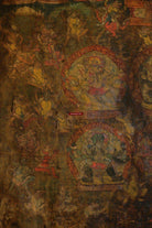 1241 Antique Tibet Thangka - Vajrasattva-WOVENSOULS-Antique-Vintage-Textiles-Art-Decor