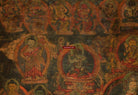 1241 Antique Tibet Thangka - Vajrasattva-WOVENSOULS-Antique-Vintage-Textiles-Art-Decor